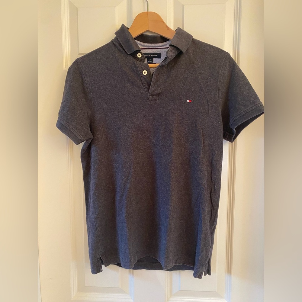 Tommy Hilfiger charcoal polo